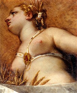 Paolo Veronese - Venice, Hercules, and Ceres (detail) - WGA24957