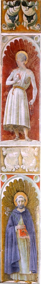 Paolo uccello, ss. girolamo e domenico, cappella dell'assunta, prato