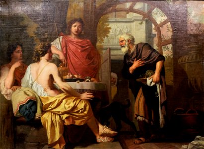 Paris - Musée du Louvre - Gérard de Lairesse - Abraham et les trois anges - RF 1964-8