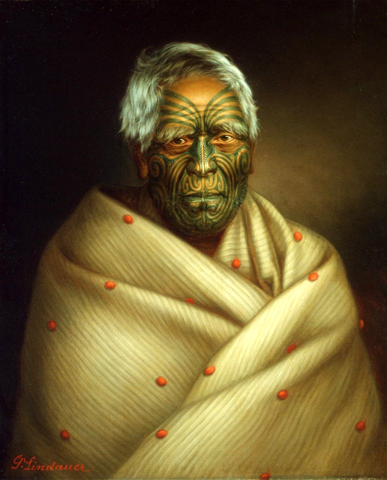 Paratene Te Manu, by Gottfried Lindauer