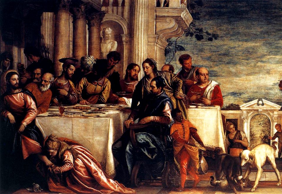 Paolo Veronese - Feast at the House of Simon (detail) - WGA24868