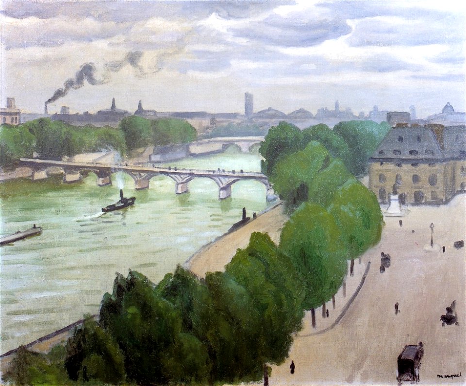 Paris, Le Pont de l'Institut Albert Marquet (1916)