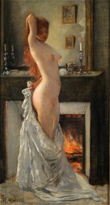 Parisina en su toilette - Henri Gervex