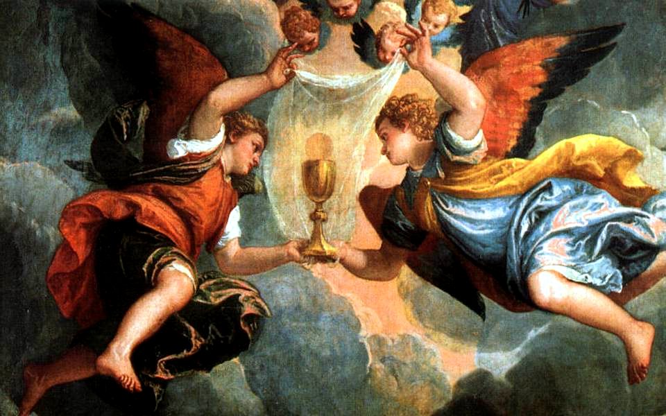 Paolo Veronese - The Wife of Zebedee Interceding with Christ over her Sons (detail) - WGA24770