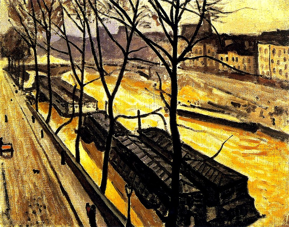 Paris in Winter, The Quai Bourbon Albert Marquet (1907)
