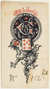 Paris Portrait card deck - 1740-1751 - Back