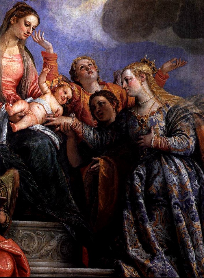 Paolo Veronese - Mystical Marriage of St Catherine (detail) - WGA24823