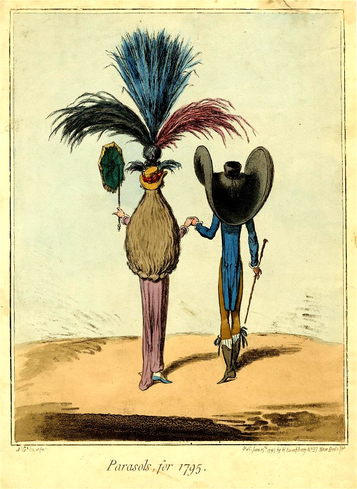 Parasols, for 1795. (BM 1868,0808.6447)