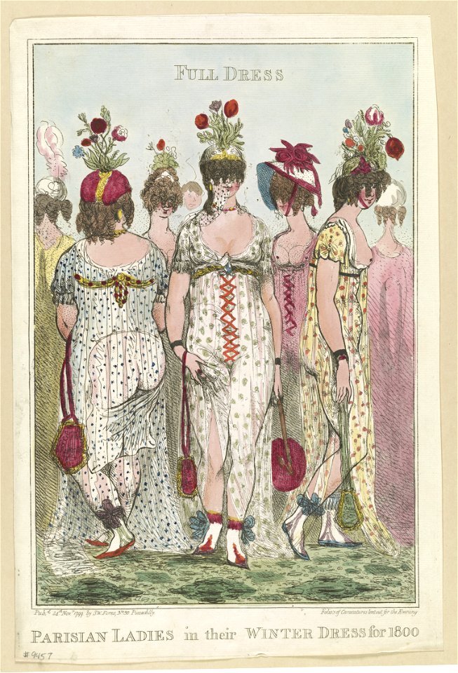 Parisian ladies in their winter dress for 1800 LCCN2007677627