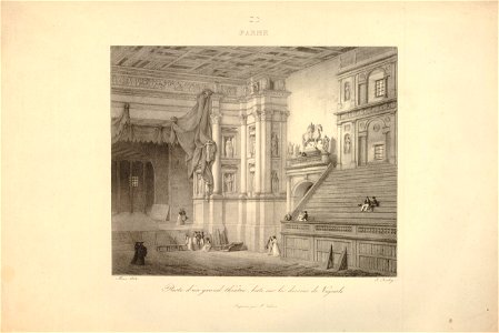 Parme - reste d'un grand théâtre bâti sur les dessins de Vignole (BM 1920,0420.115)