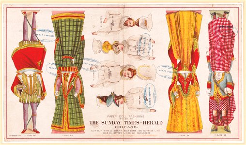 Paper doll fashions issued by the Sunday Times-Herald Chicago LCCN2003677769