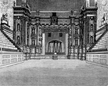 Parma – Teatro Farnese (xilografia)