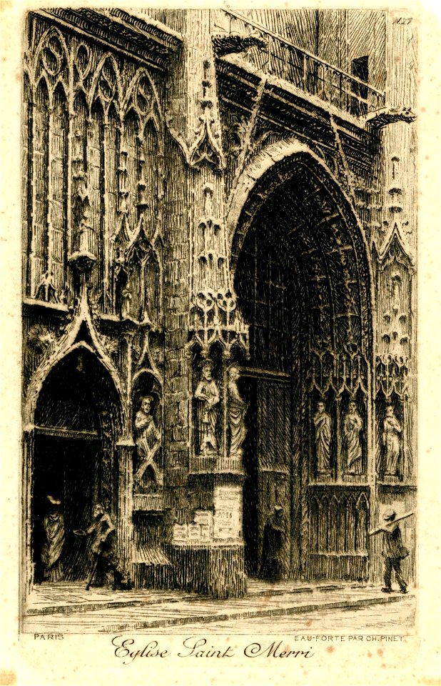 PARIS n° 27 Église Saint-Merri