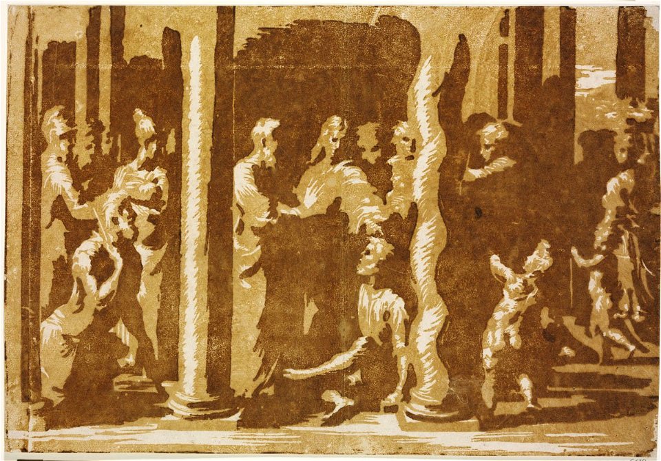 Parmigianino - after - Saint Peter and Saint John Healing the Cripple at the Gate of the Temple, 6130