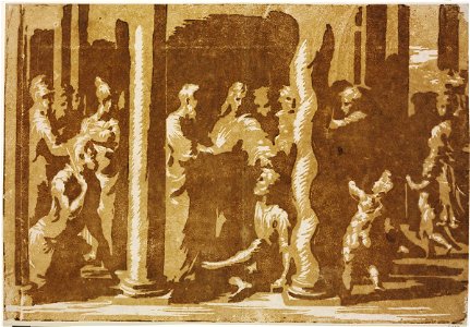 Parmigianino - after - Saint Peter and Saint John Healing the Cripple at the Gate of the Temple, 6130