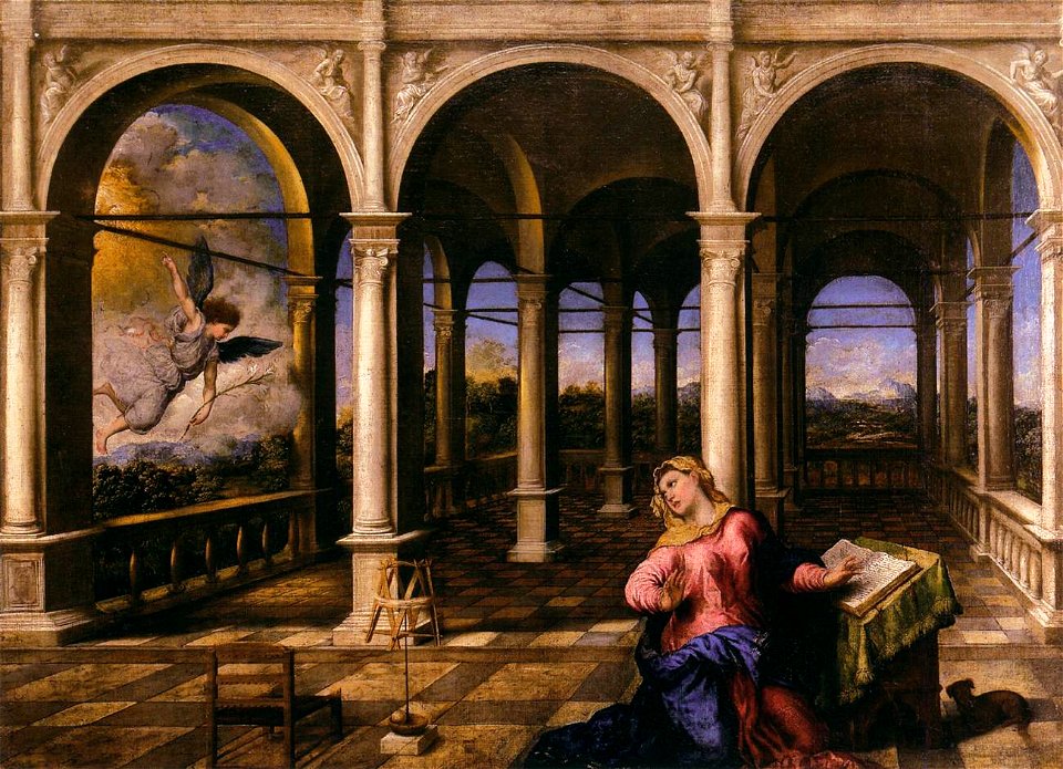 Paris Bordone - Annunciation - WGA02455