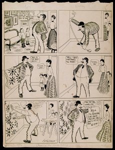 Papering the back parlor, April 9, 1904 (NBY 1536)