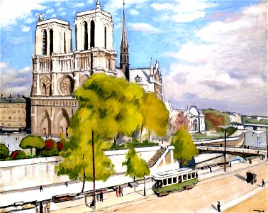 Paris, the Seine and Notre Dame Albert Marquet (1922)