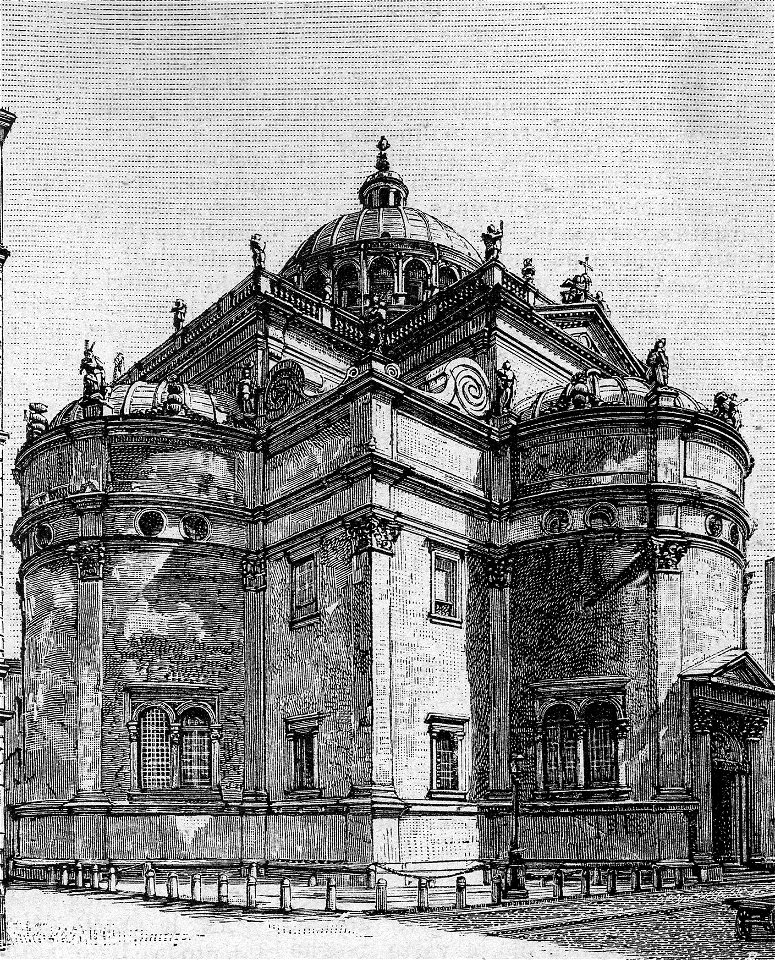 Parma – Chiesa della Madonna della Steccata (xilografia)