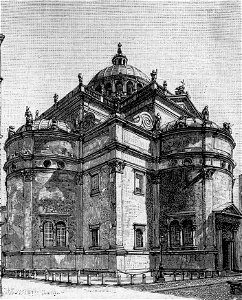 Parma – Chiesa della Madonna della Steccata (xilografia)