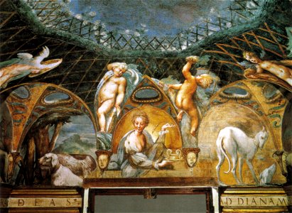 Parmigianino, affreschi di fontanellato 04