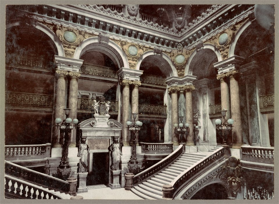 Paris. Grand Opera House. The Stairway LCCN2017657484
