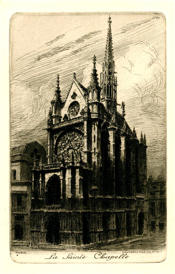 PARIS n° 31 La Sainte Chapelle