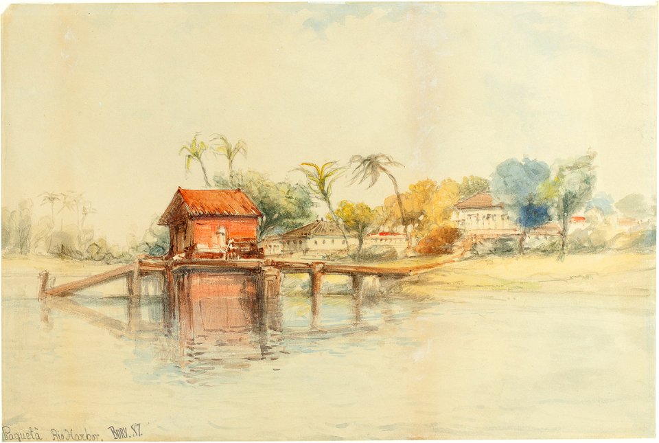 Paquetá. Rio Harbor, da Coleção Brasiliana Iconográfica