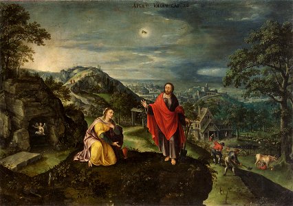 Marten van Valckenborch - Noli me tangere (April)
