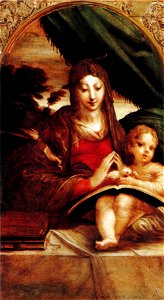 Parmigianino, madonna doria. Free illustration for personal and commercial use.