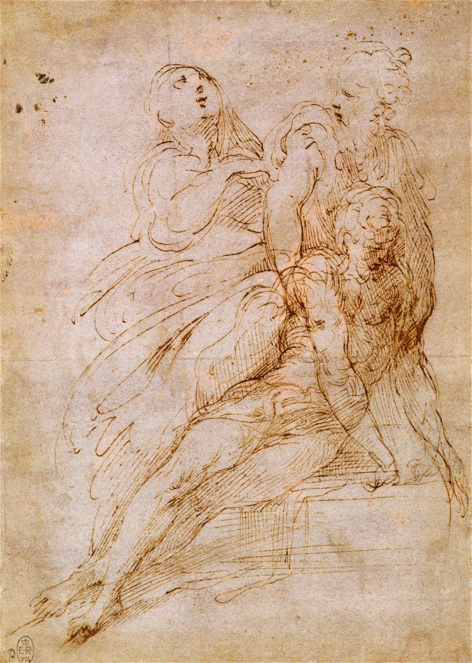 Parmigianino - The Entombment c.1525-30, RCIN 990539