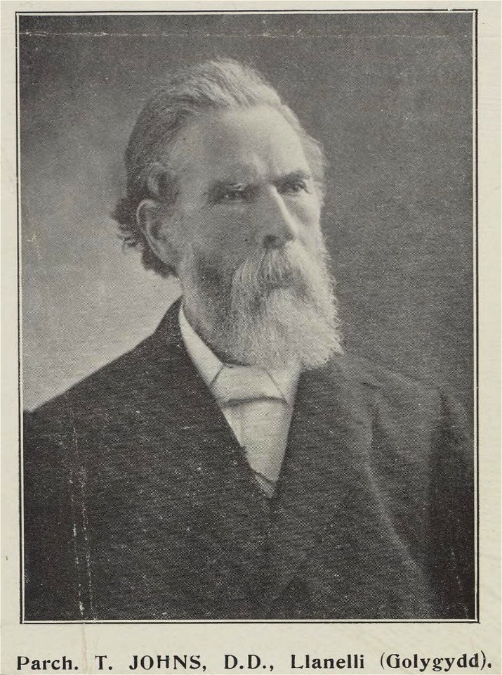Parch T. Johns, D.D., Llanelli golygydd (5348996)