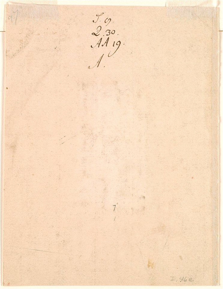 Parmigianino - Standing Child Drawing Back a Curtain, I, 46e, v