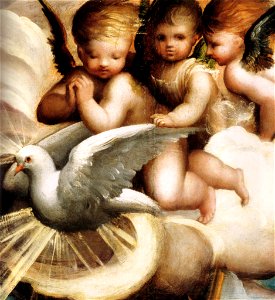 Parmigianino, battesimo di cristo 1
