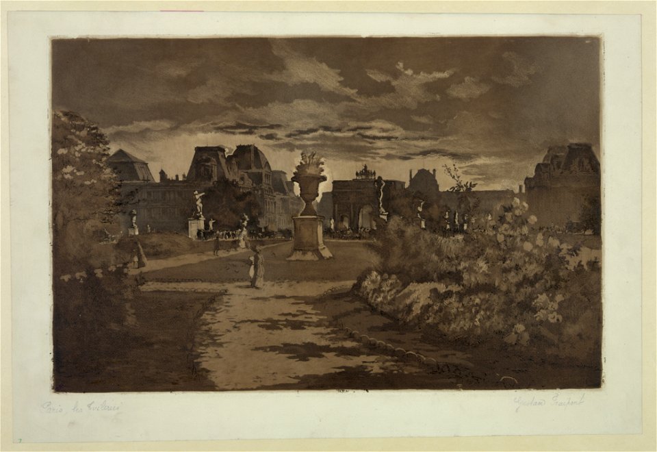 Paris, les Tuileries LCCN2003681843