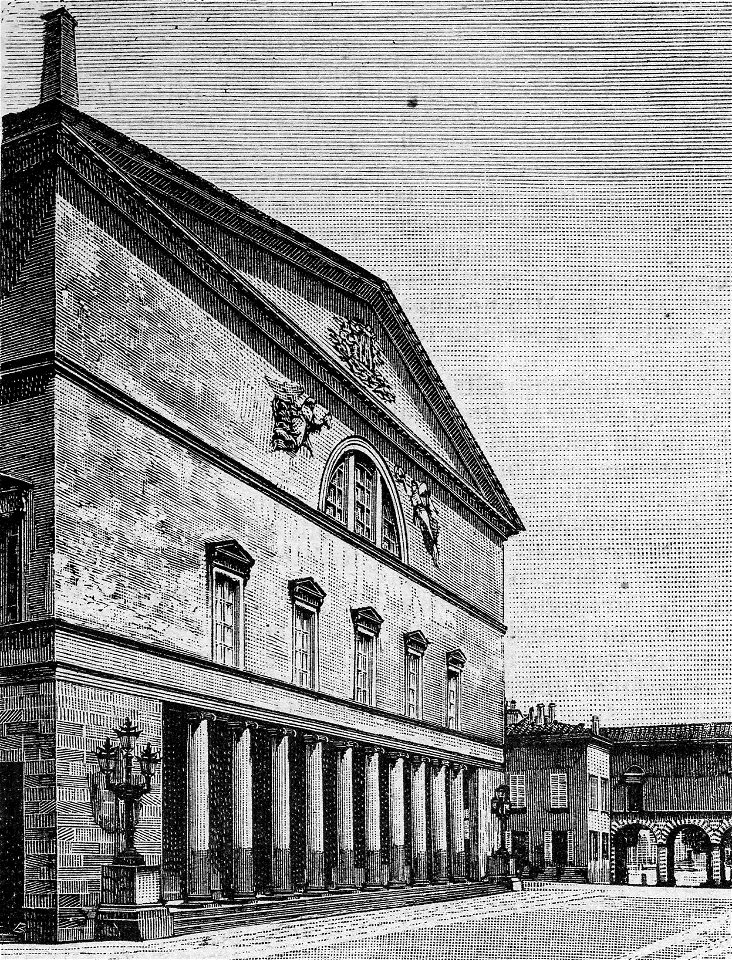 Parma – Teatro Regio (xilografia)