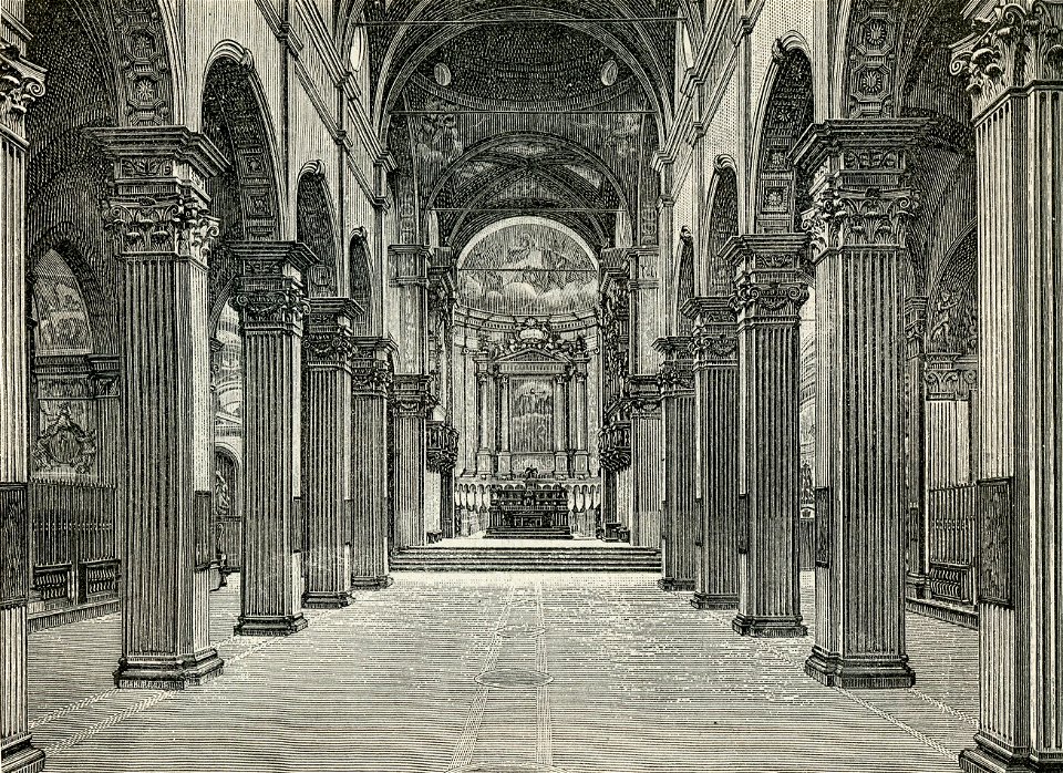 Parma interno della chiesa di San Giovanni Evangelista