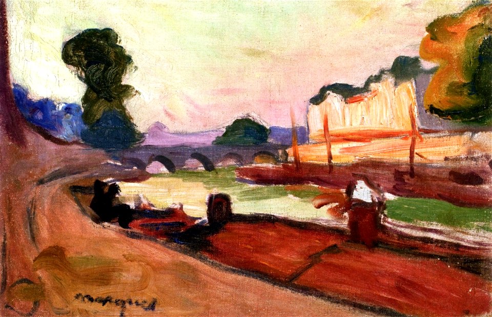 Paris, the Pont de la Tournelle Albert Marquet