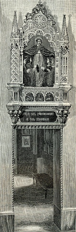 Parma pinacoteca portale gotico dei Cappuccini