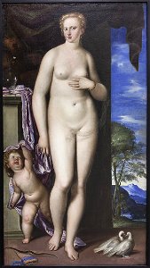 Parrasio Micheli - Venus and Cupid - KMSsp148 - Statens Museum for Kunst
