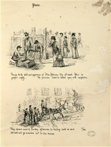Paris (2 dessins) - Fonds Ancely - B315556101 A BROWN 004