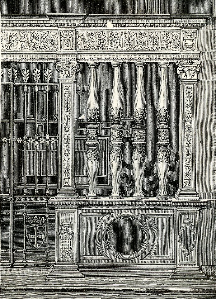 Parma Duomo dettaglio della balaustrata