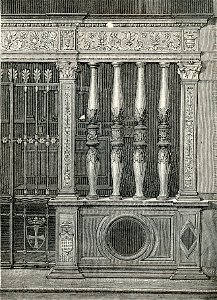Parma Duomo dettaglio della balaustrata