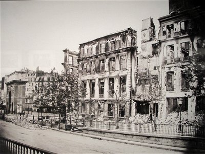 Paris Commune boulevard Saint-Martin