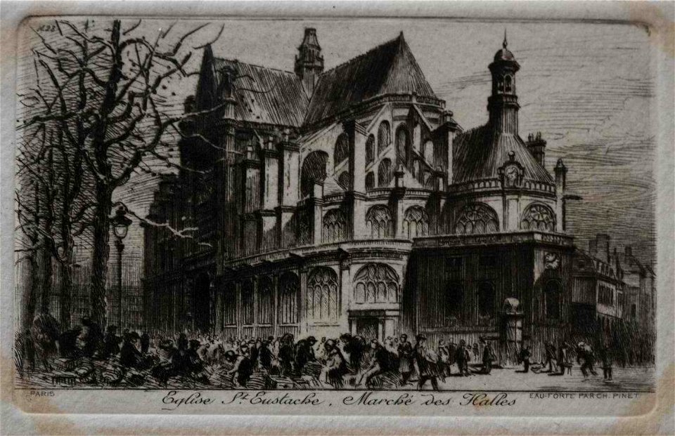 Paris n° 28 - Église Saint-Eustache, Marché des Halles (basse définition)