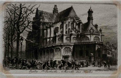 Paris n° 28 - Église Saint-Eustache, Marché des Halles (basse définition)