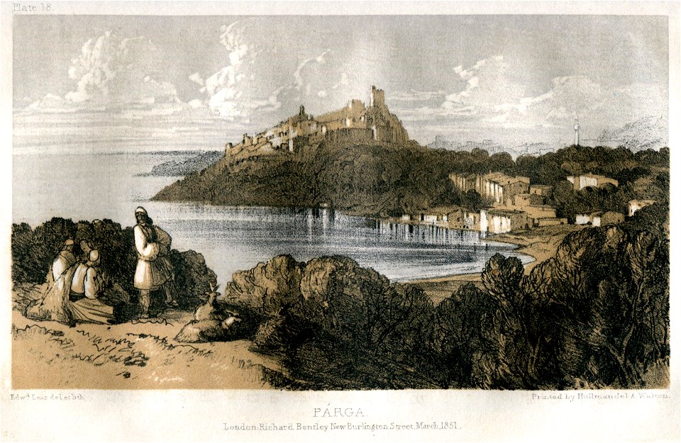 Parga - Lear Edward - 1851