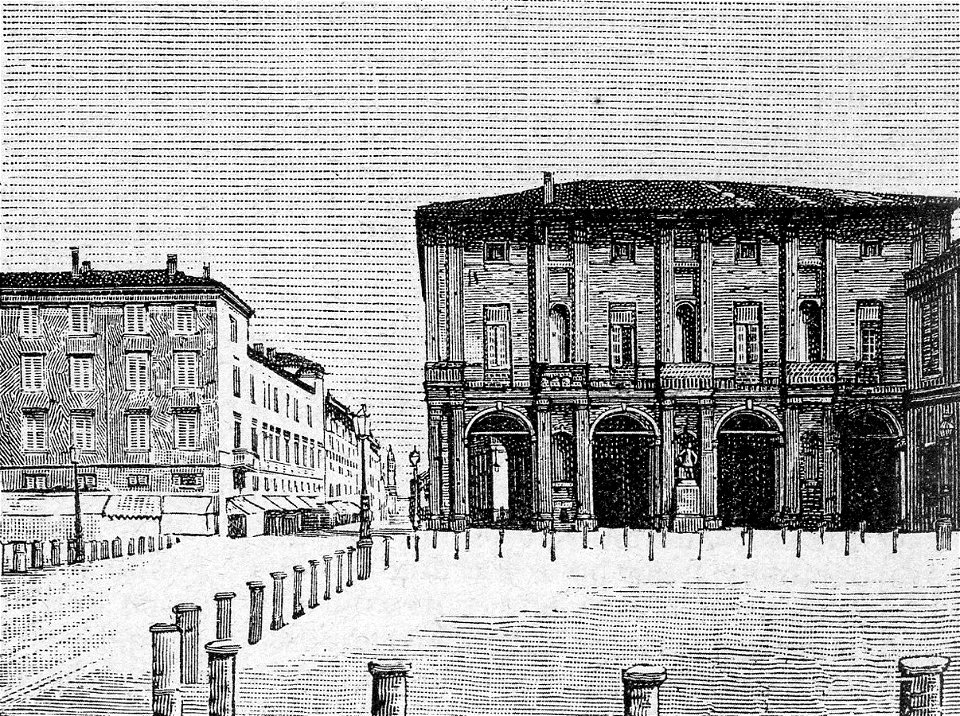 Parma – Piazza Grande (xilografia)