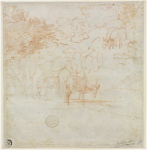 Parmigianino - recto Nudes in a Landscape, 2243, 17799