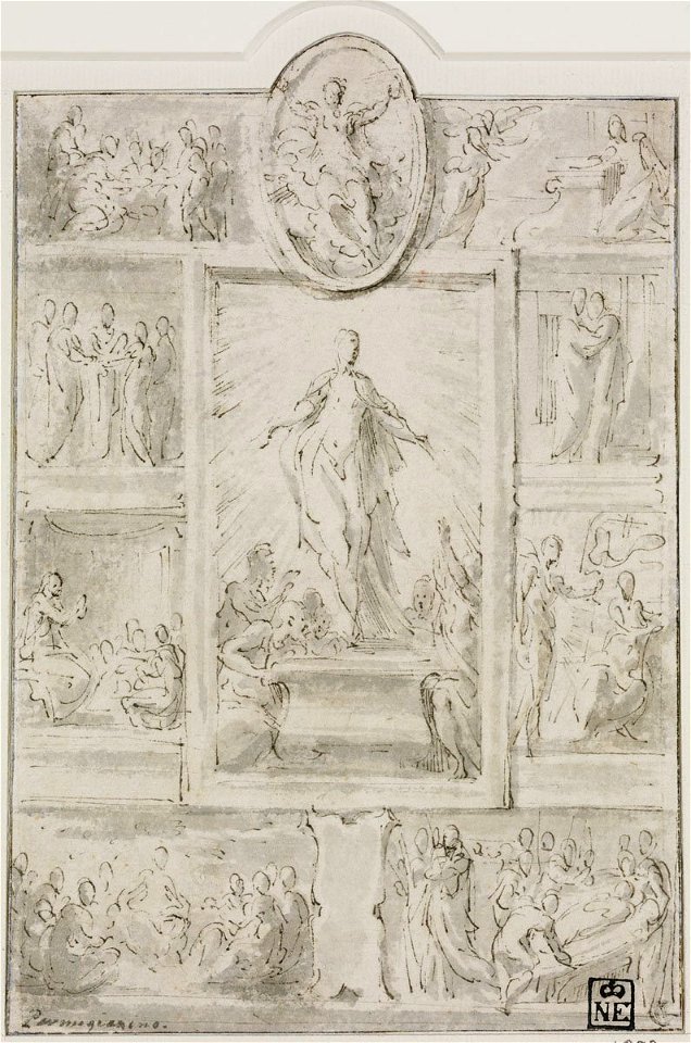 Parmigianino - The Assumption of Mary, 1893